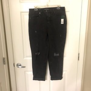 Faded Distressed black jeans wild fable